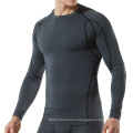 Custom Mens Blank/Plain Gym Fitness Compression Sports/Athletic Running Long Sleeve Dry Fit T-Shirt